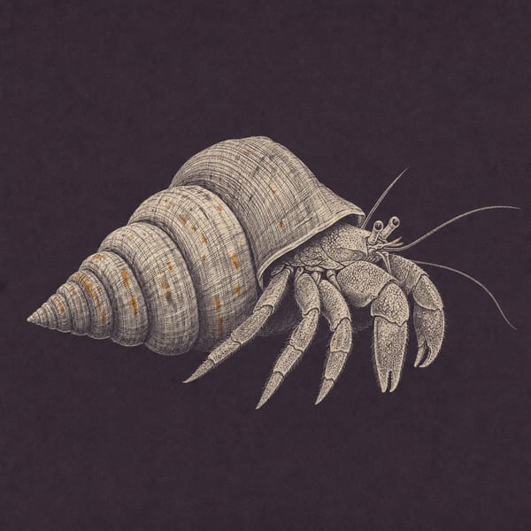 Sleeve artwork for The Tales Of Hermit Mark.